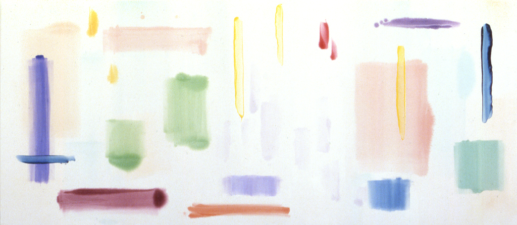 April, Sunny Day (1988), acrylic/canvas, 78" x 180" 