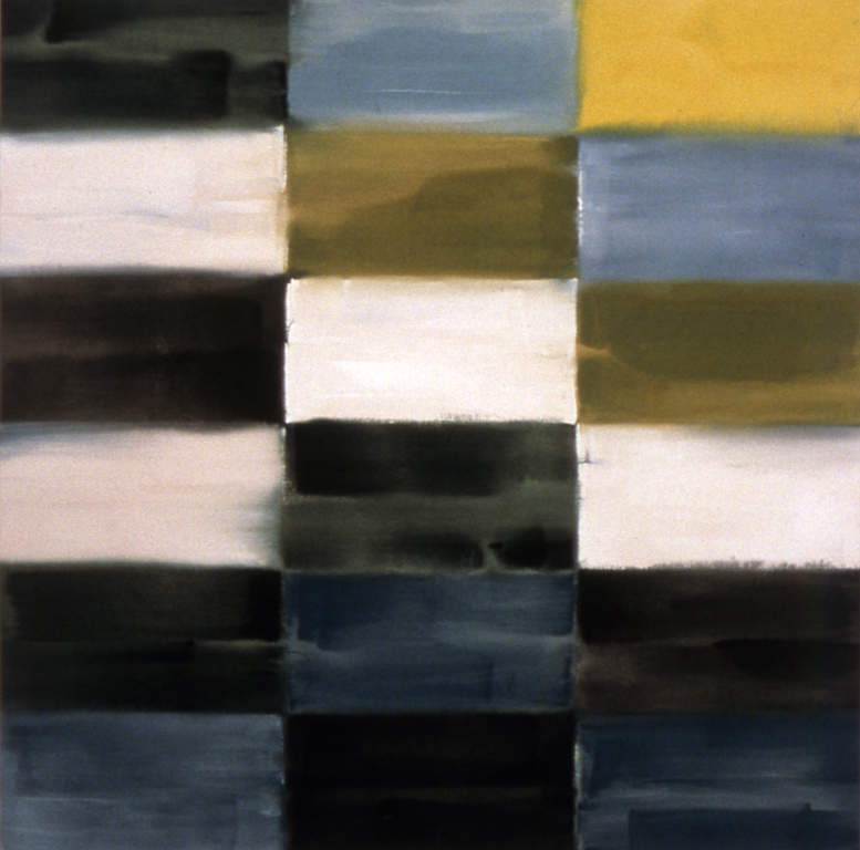 Land and Sea (1996), acrylic/canvas, 48" x 48"