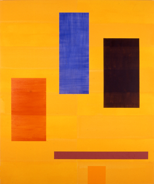 Yellow (2000), acrylic/canvas, 72" x 60"