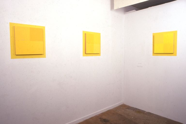 The Logic of Ambiguity/The Ambiguity of Logic (installation set of 5), acrylic/panel/wall paint