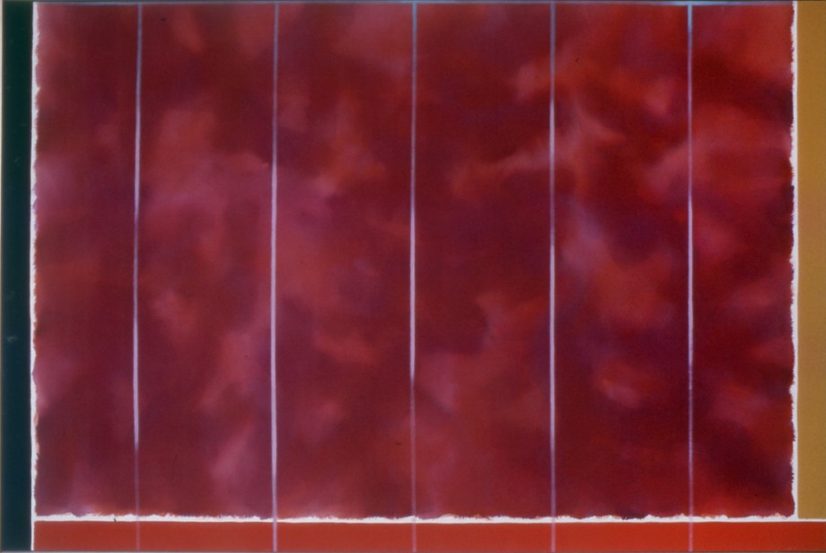 Looking Glass (1974), acrylic/canvas, 48" x 72"