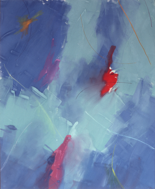 Freeplace (1975), acrylic/canvas, 72"x 60"