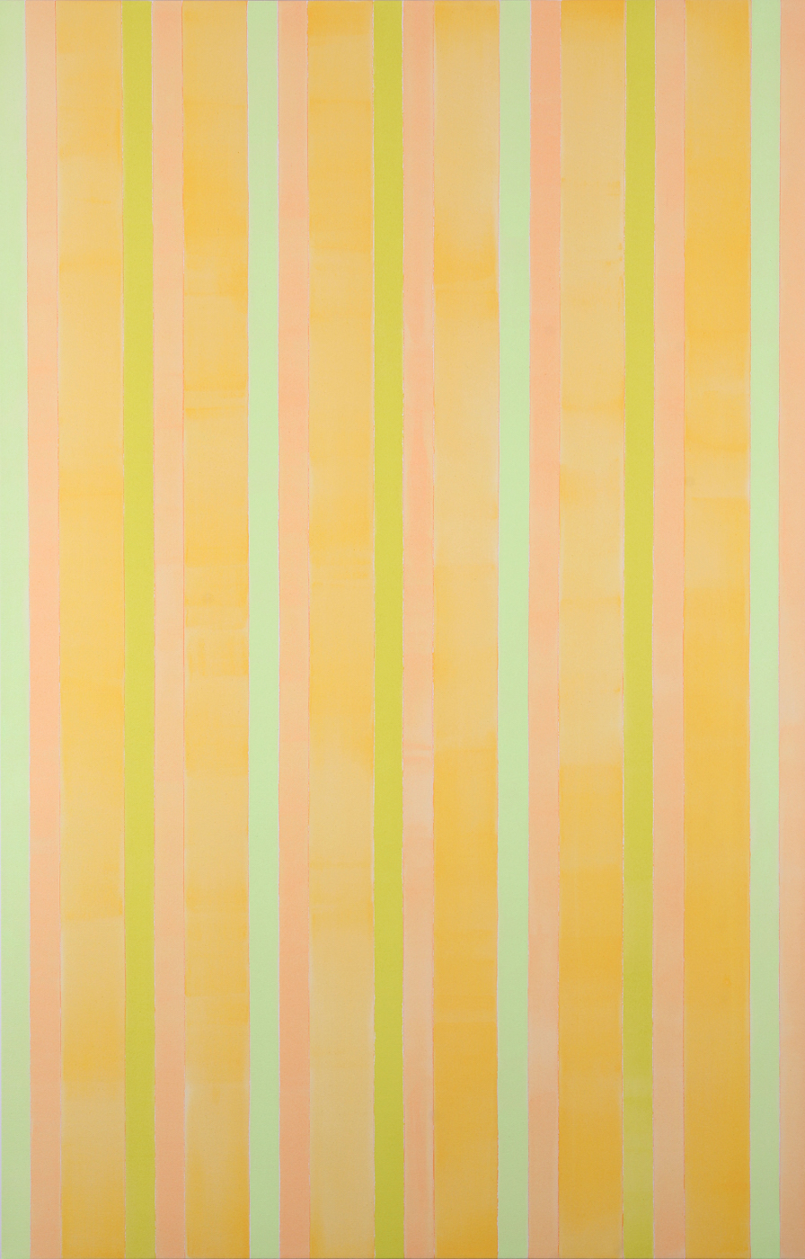 #5 in Gold (2012), acrylic on canvas, 84