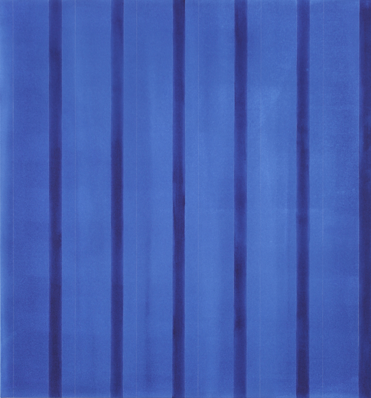 Indigo (for Kaz Nakamura) 2012, acrylic on canvas, 45